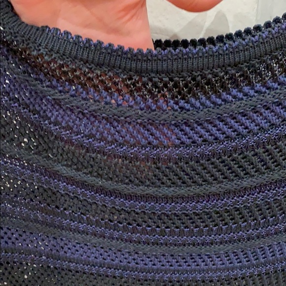 Rag & Bone Striped Open-Knit Tunic - Picture 5 of 6